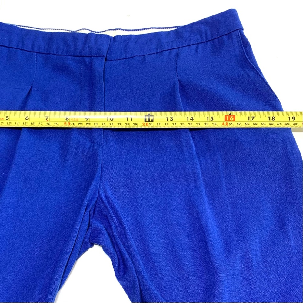 H&M Royal Blue Soft Comfy Lightweight Work Pants Size 6 - Picture 11 of 14